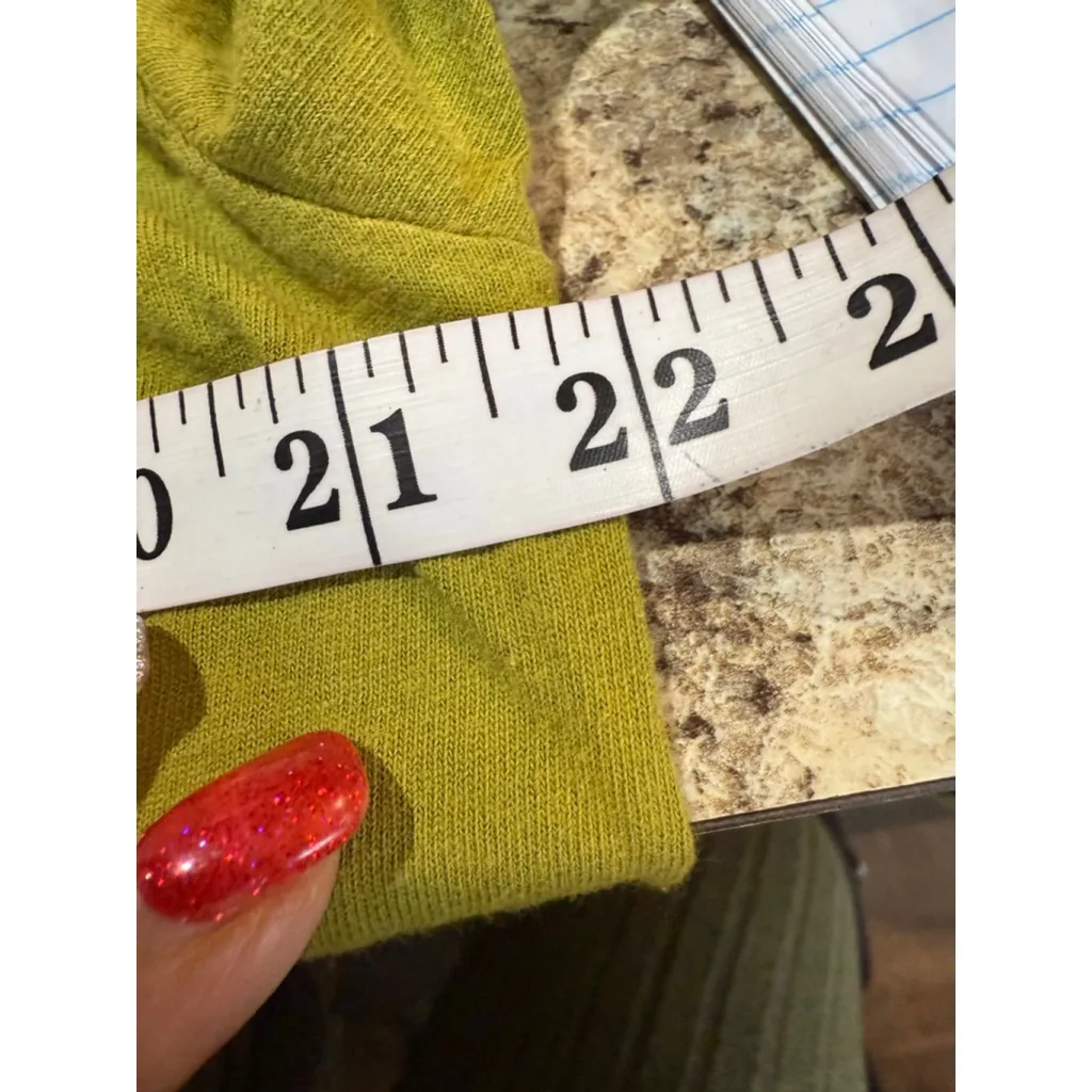 Women's Simply Southern Long Sleeve Tee L Green Messy Bun Don't Care - Image 5