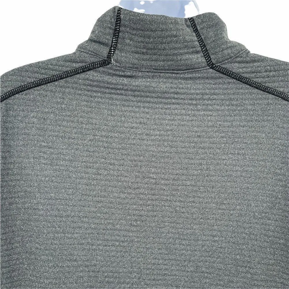 2/$30 Cascade Sport Grey Long Sleeve 1/4 Zip Pullover M - Image 6