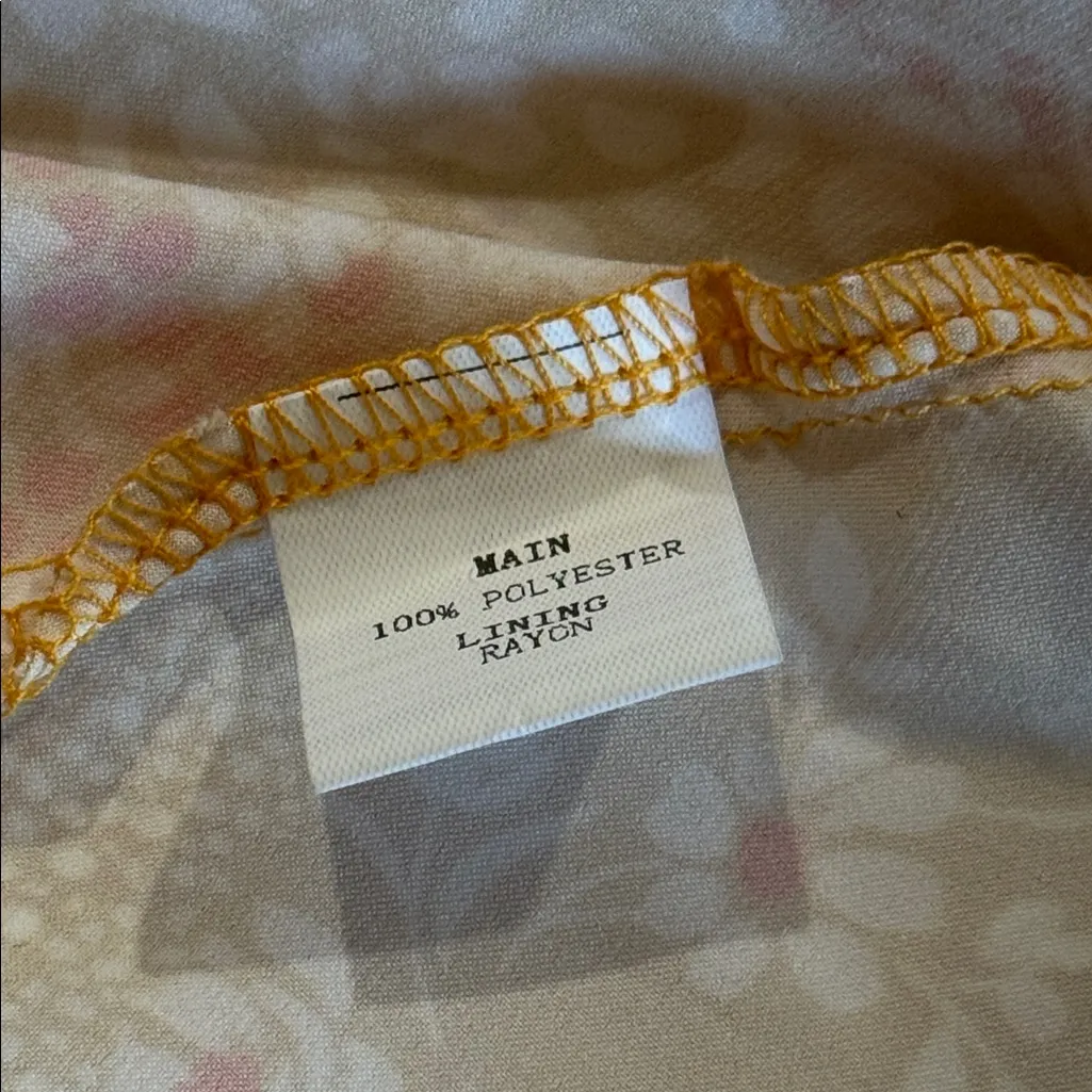 Hello Molly Yellow and Red Floral midi Dress NWOT - Image 7