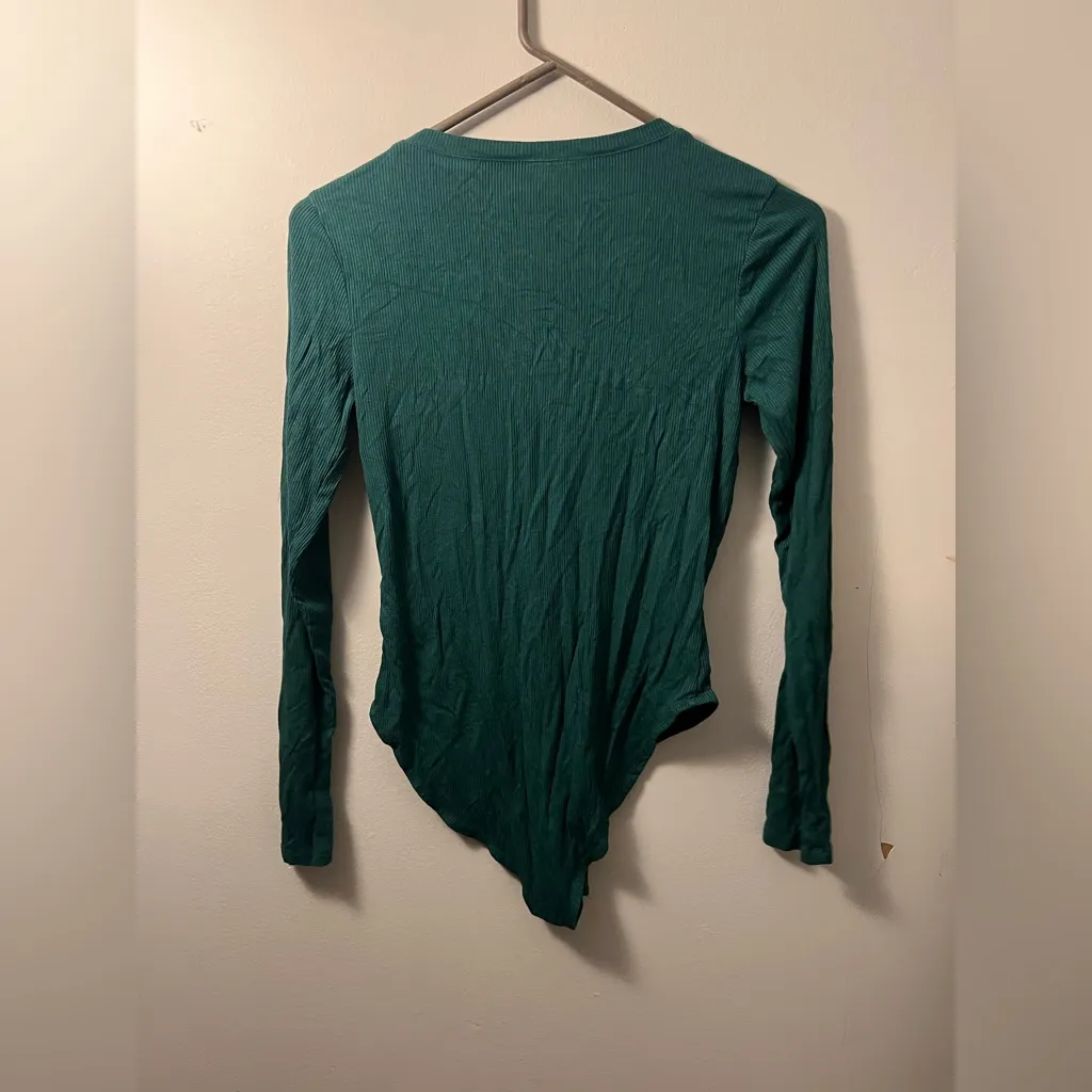 Green Long Sleeve Bodysuit - Image 3