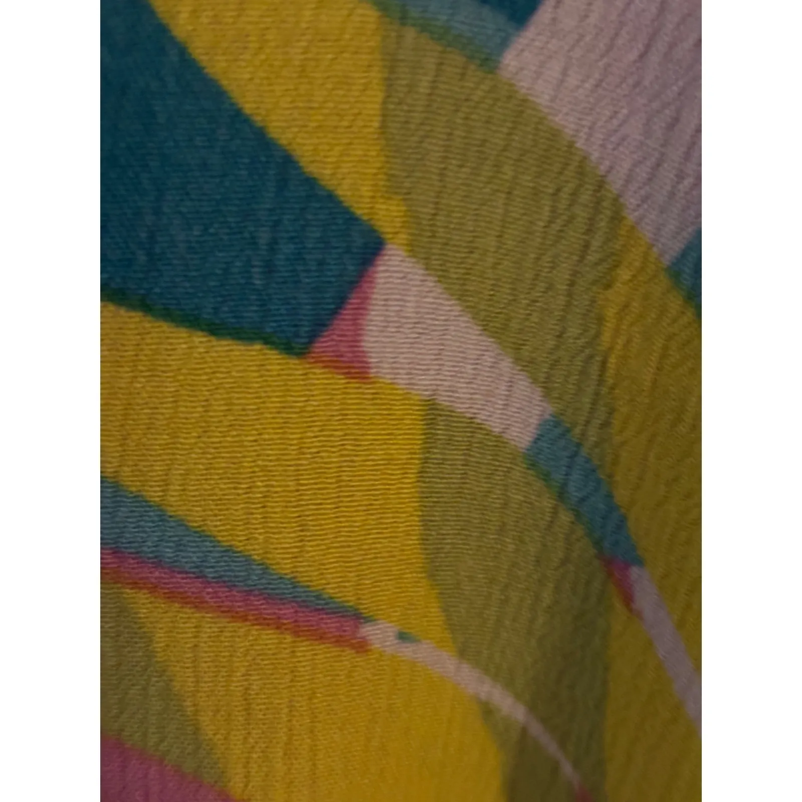 N Natori Tropical Print Poncho Top Kaftan Cover Up Women L G G - Image 3