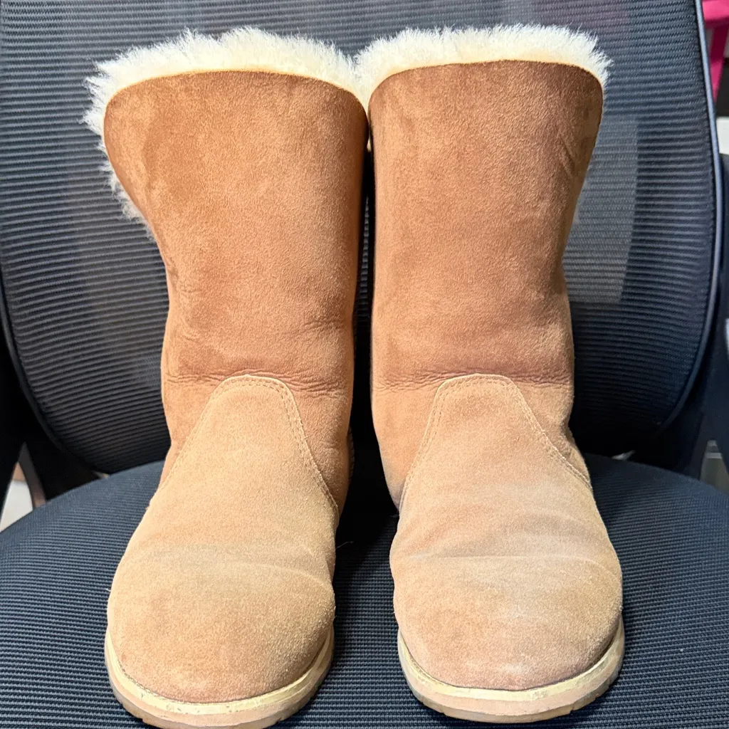 Emu Brown Shearling Winter Boots Tan Size 10 - Image 6