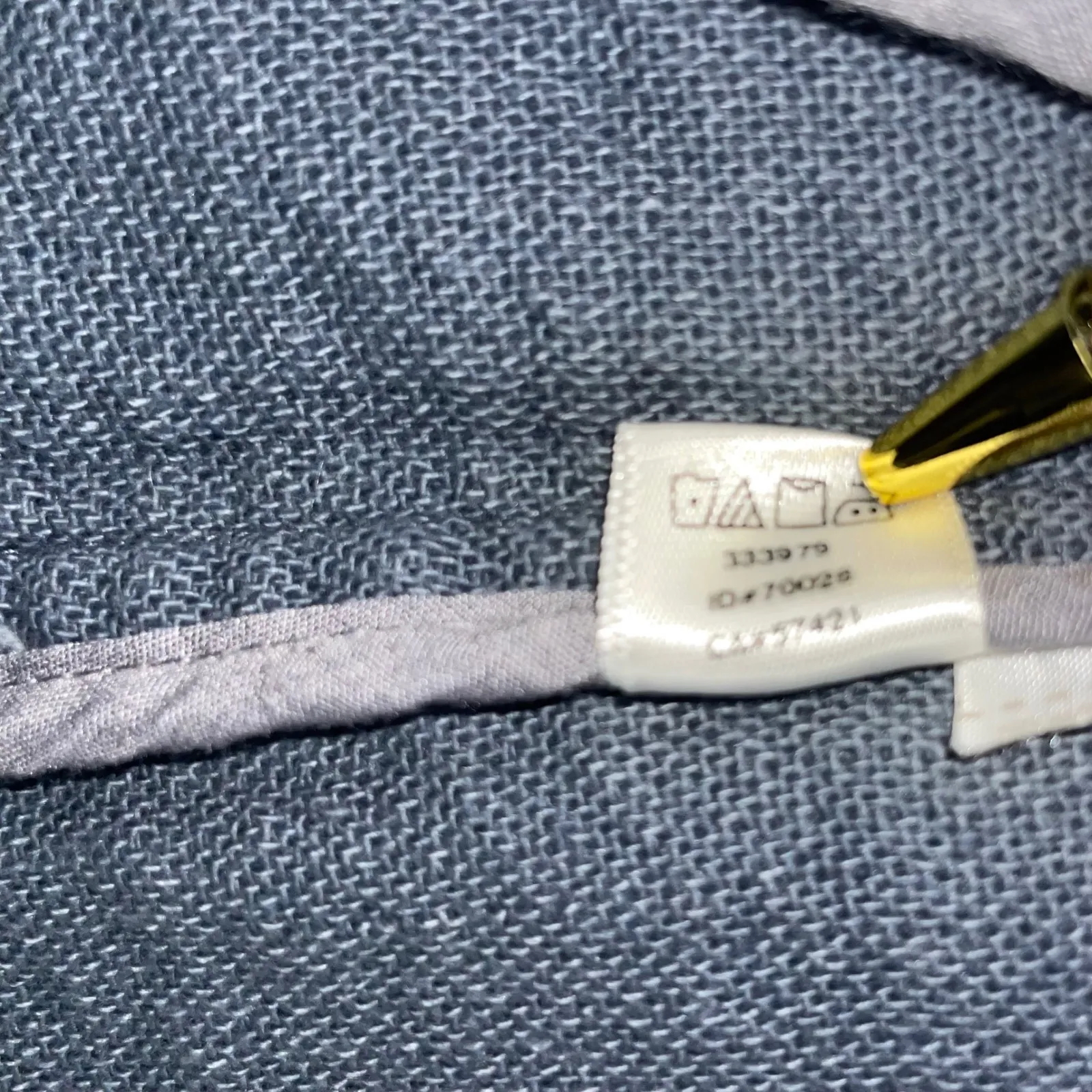 Loft Jacket Women 2 Full Zip Cropped Utility Blazer Blue Front Pocket Casual - Image 10