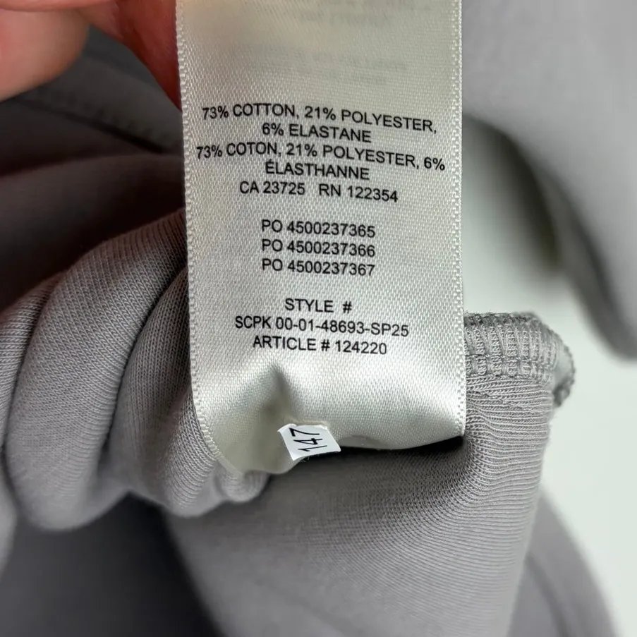 Aritzia The Group Babaton Aro T-Shirt Womens Size 2 Med Gray Athleisure Oversize - Image 9