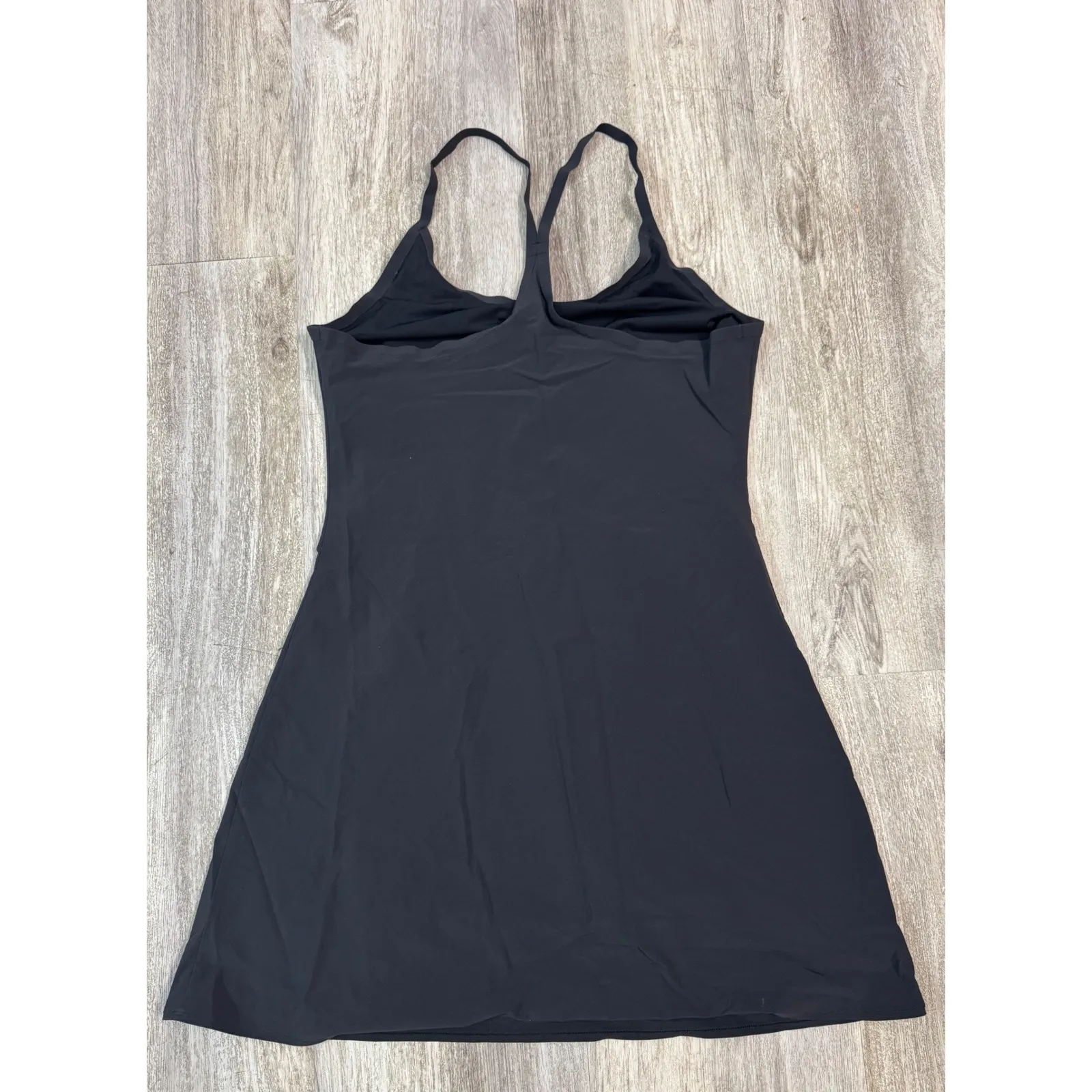 Outdoor Voices The Exercise Dress Black Racerback Built in Shorts Size Medium - Image 4
