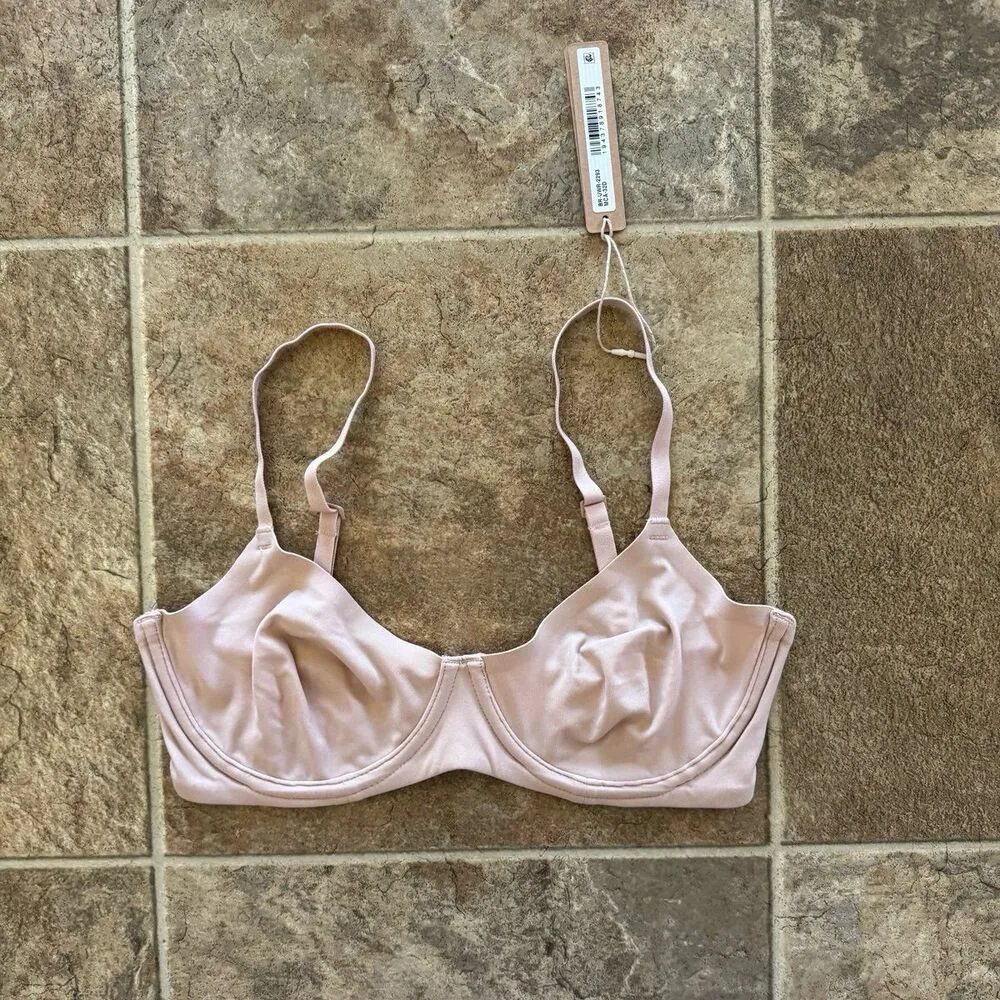 Skims Fits Everybody Unlined Demi Bra Size Mica Size 32D - Image 2