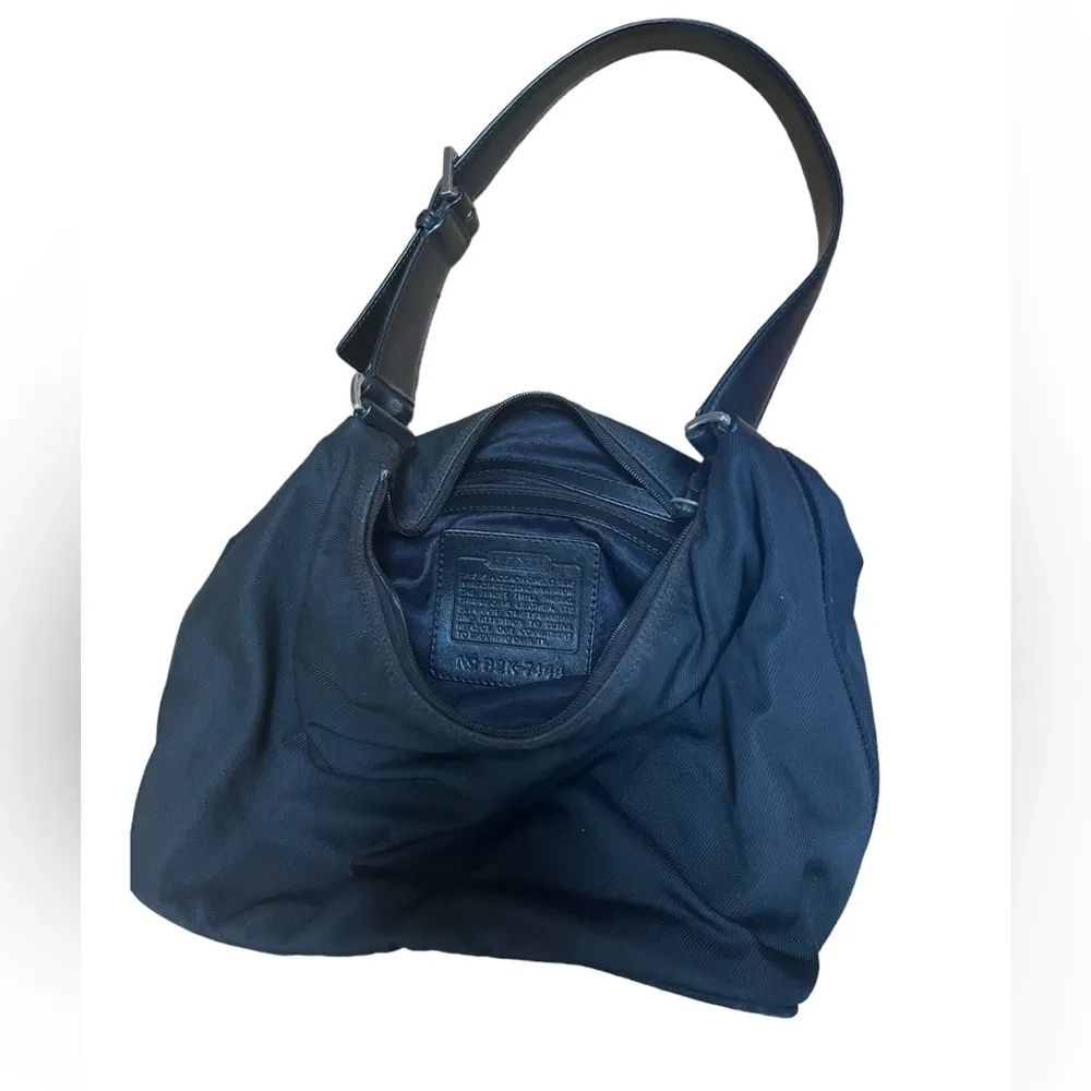 Vintage  Mercer Black Nylon Shoulder Bag - Image 7