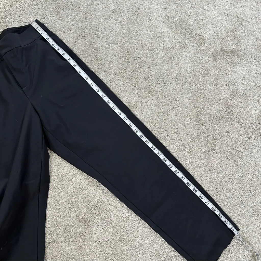 Athleta Women’s Stellar Straight Leg Pants Cropped Work Travel in Black 6 - Image 14