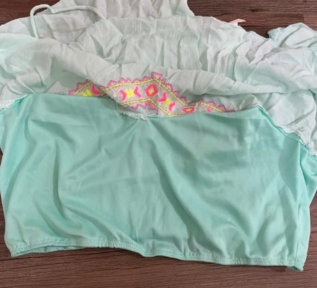 Truth Teal Crop Top Large - Image 4