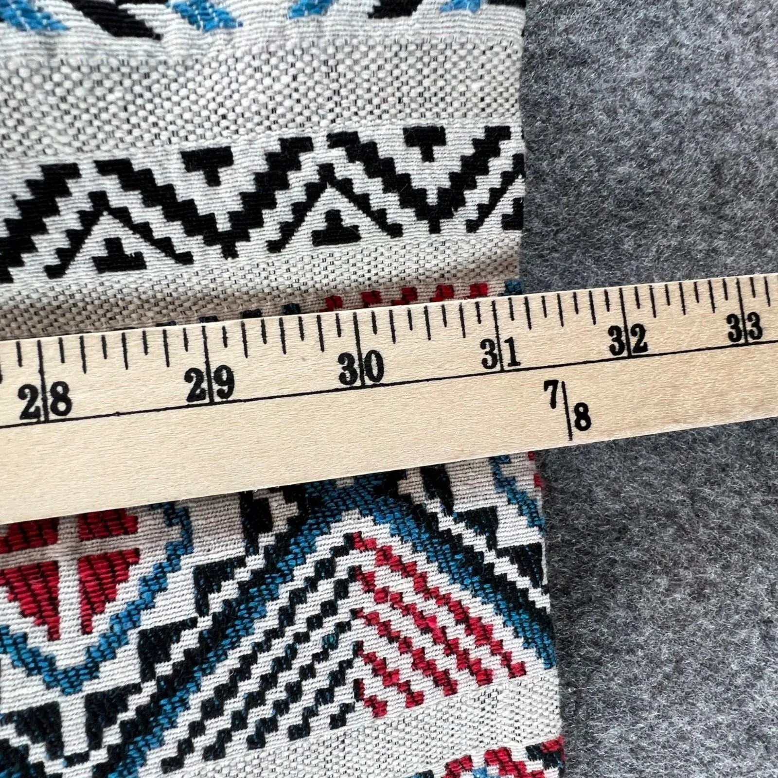 Sweet Sinammon Jacket L Multicolor Woven Aztec Open Bell Sleeves Boho Western White Size L - Image 7