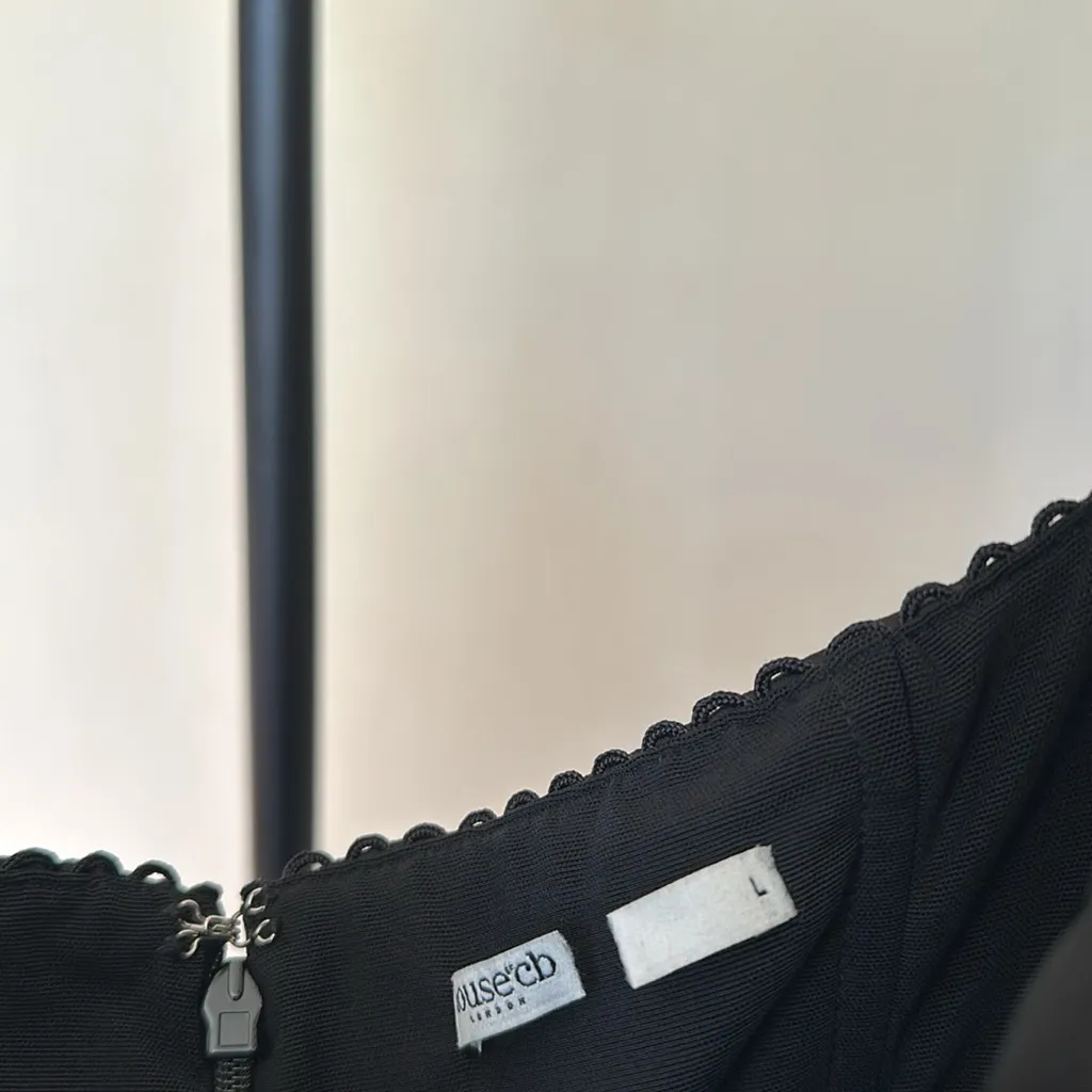 HOUSE OF CB‎ 'Stefania' Black Corset Maxi Dress Size L  NWOT - Image 7