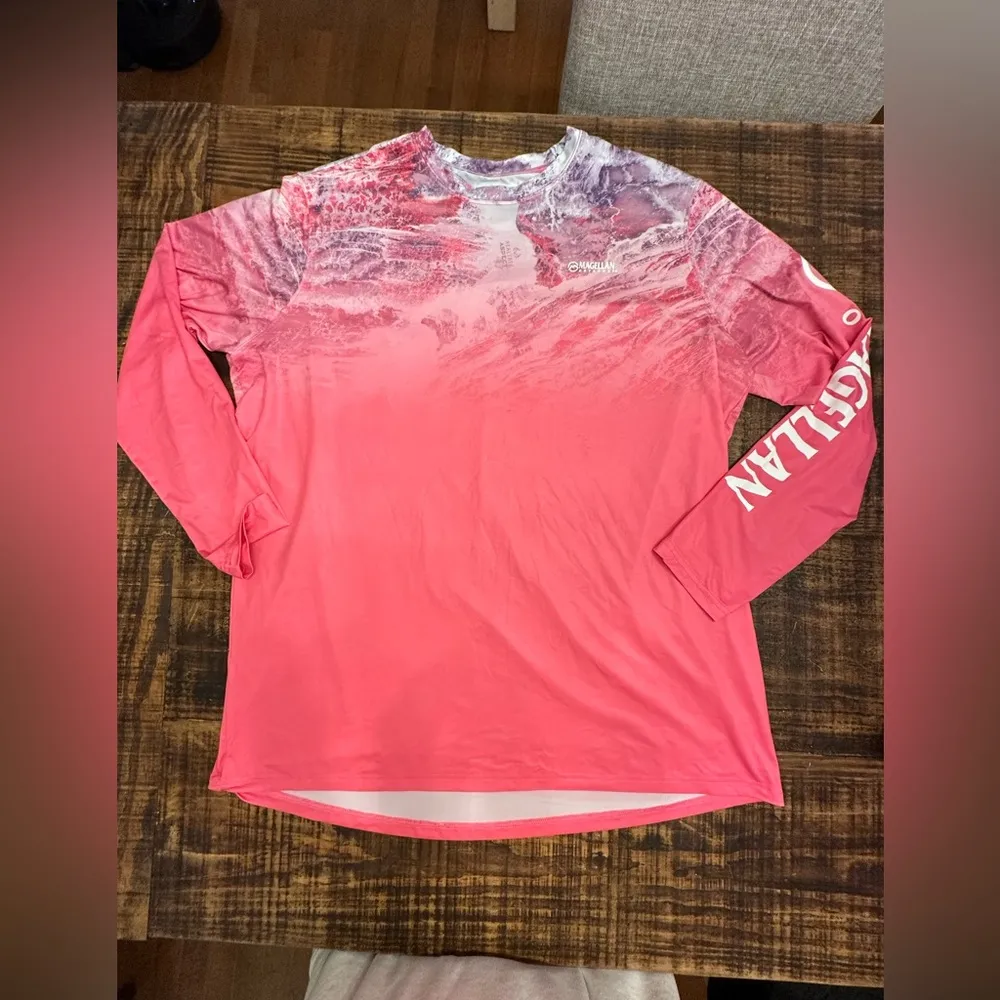 Women’s Boyfriend Fit Long Sleeve Fishing Shirt- Like New - Image 2