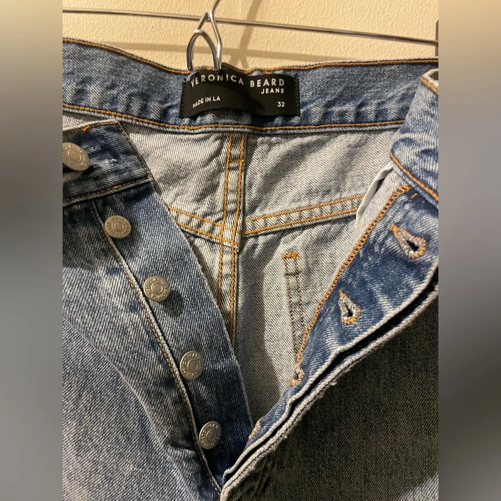 NWT Veronica Beard Blake Classic Straight Crop High Rise Jeans size 32 in Tulum - Image 3
