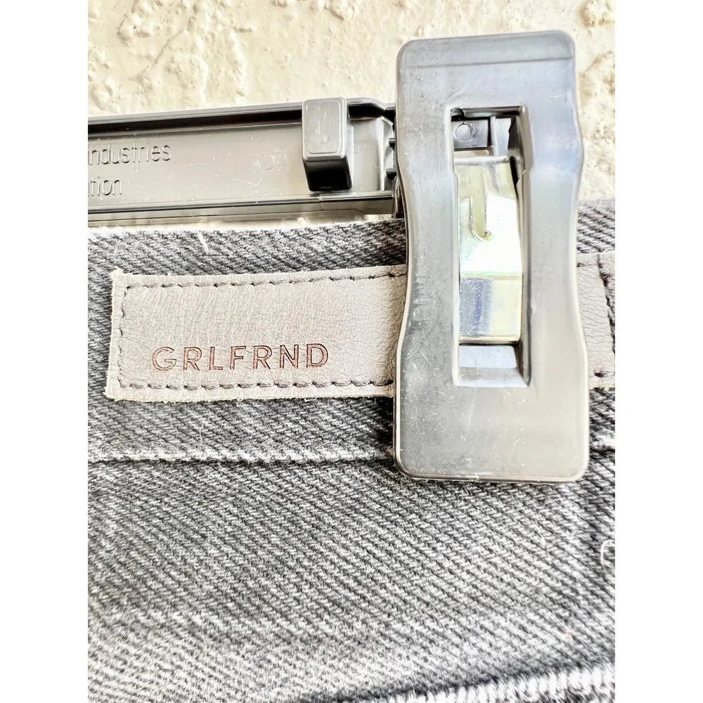 NWT $215 GRLFRND High Waist Karolina Jeans Dark Denim Gray Black Women's Sz 27 - Image 10