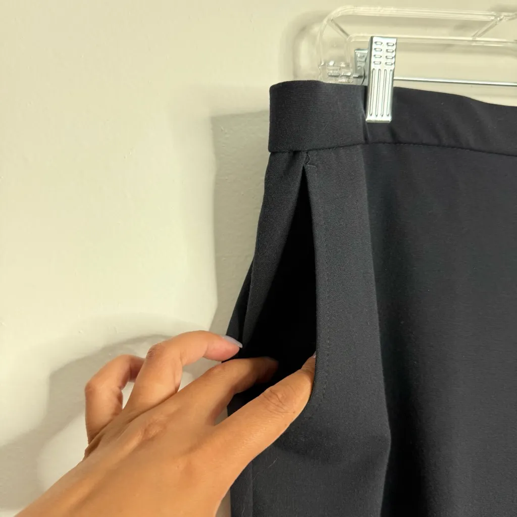 NWT Briggs Comfort Waistband Hidden Elastic Navy Pants Pull On w/ Pockets Sz 16 - Image 9