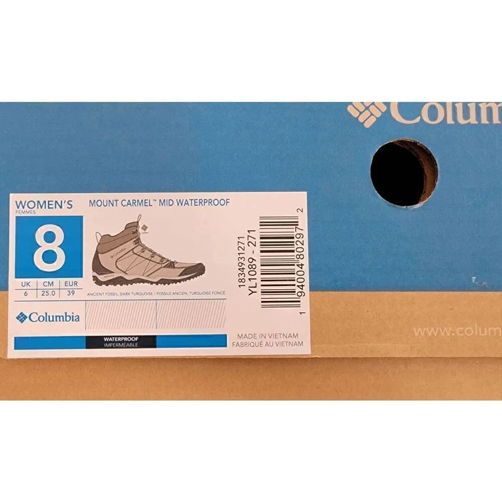 columbia women size 8 mount carmel mid waterproof YL1089-271 - Image 7
