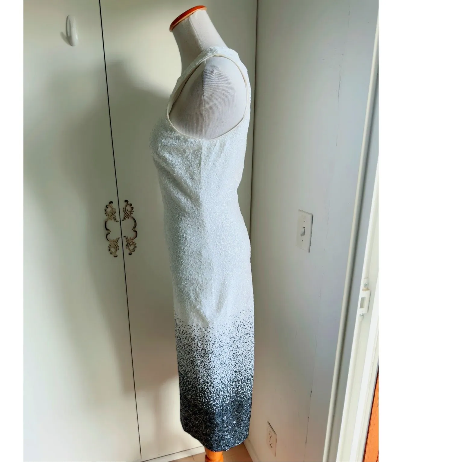 Dress The Population Sequin 'Shawn" Ombre Bodycon Dress SZ M Cocktail Party - Image 5