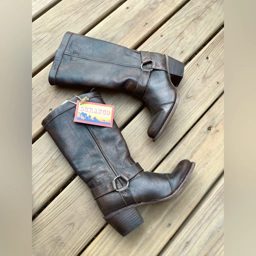 Modern GENUINE LEATHER DURANGO boots🤎🤎🤎 - Image 3