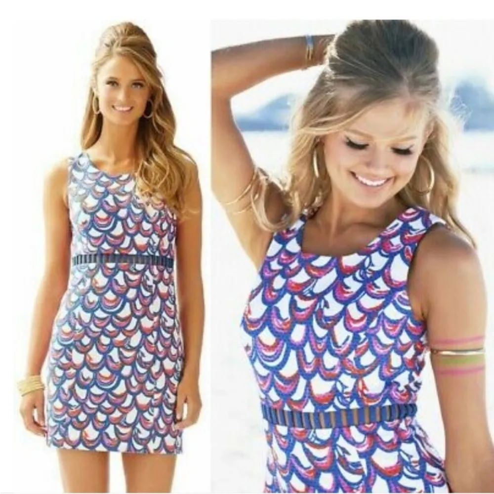 Lilly Pulitzer Iggy Shift Dress Gillty Mermaid size 0 - Image 2