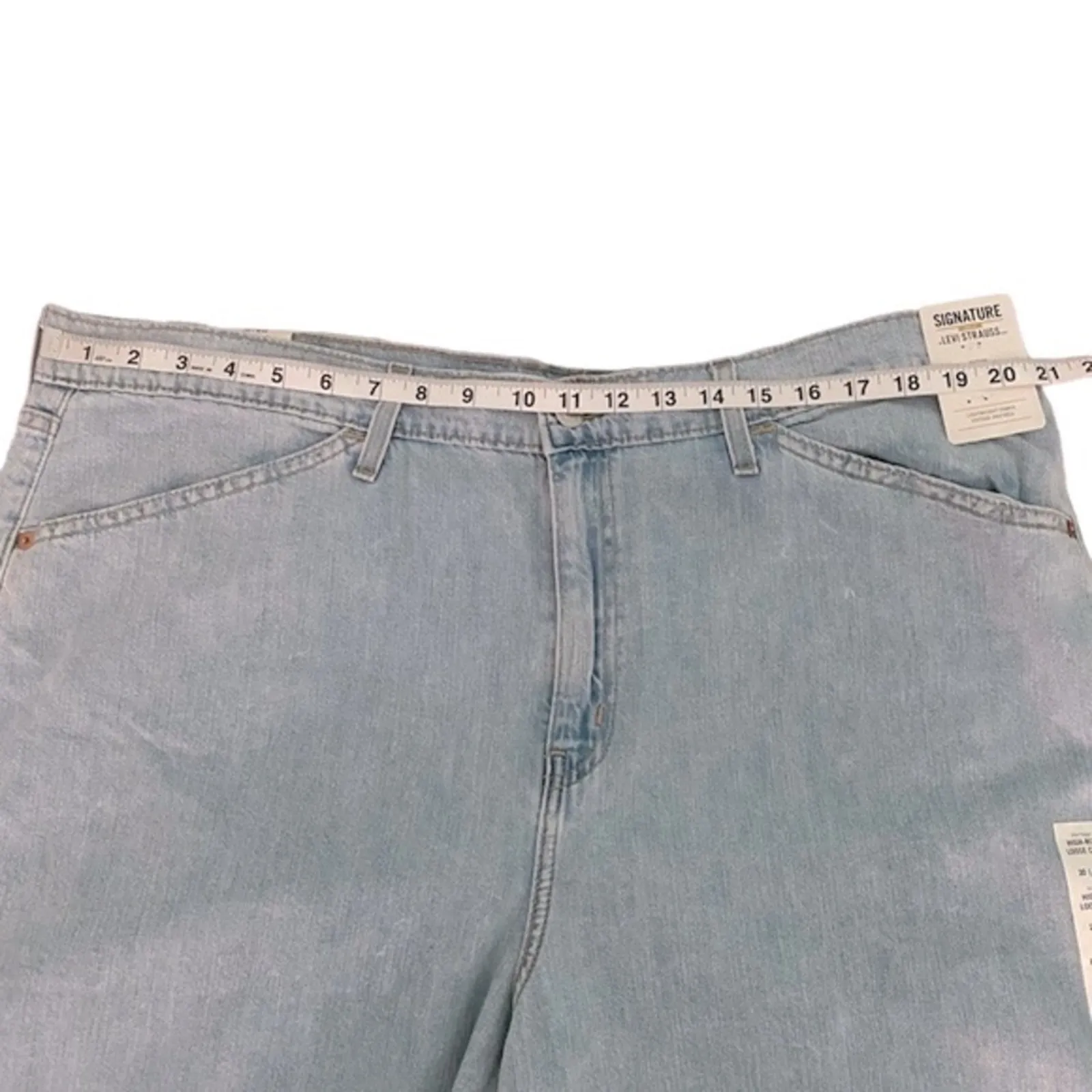 Levi's Denim Jeans 20 Wide Leg Crop Plus Size High-Rise Levi Strauss Heritage - Image 8