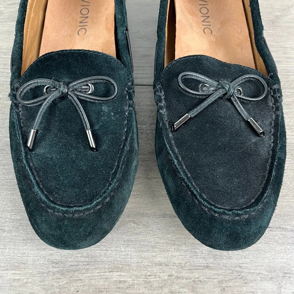 Vionic Black Suede Virginia Moccasin Loafer Sz.9W - Image 4