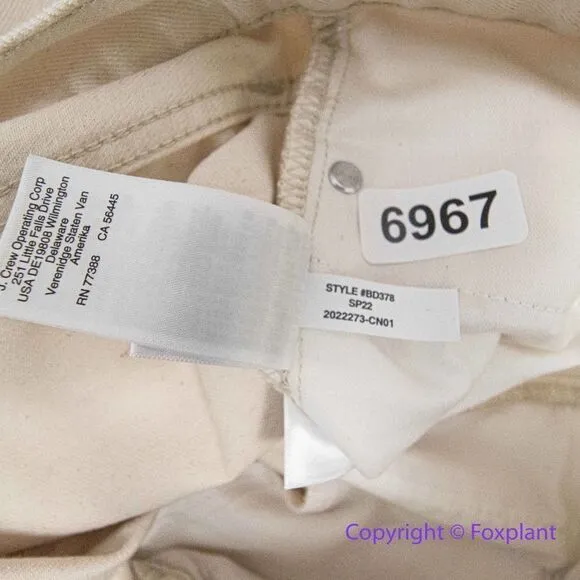 NEW J. Crew High-rise full-length '90s classic‎ straight-fit jean in ecru, 27 - Image 15