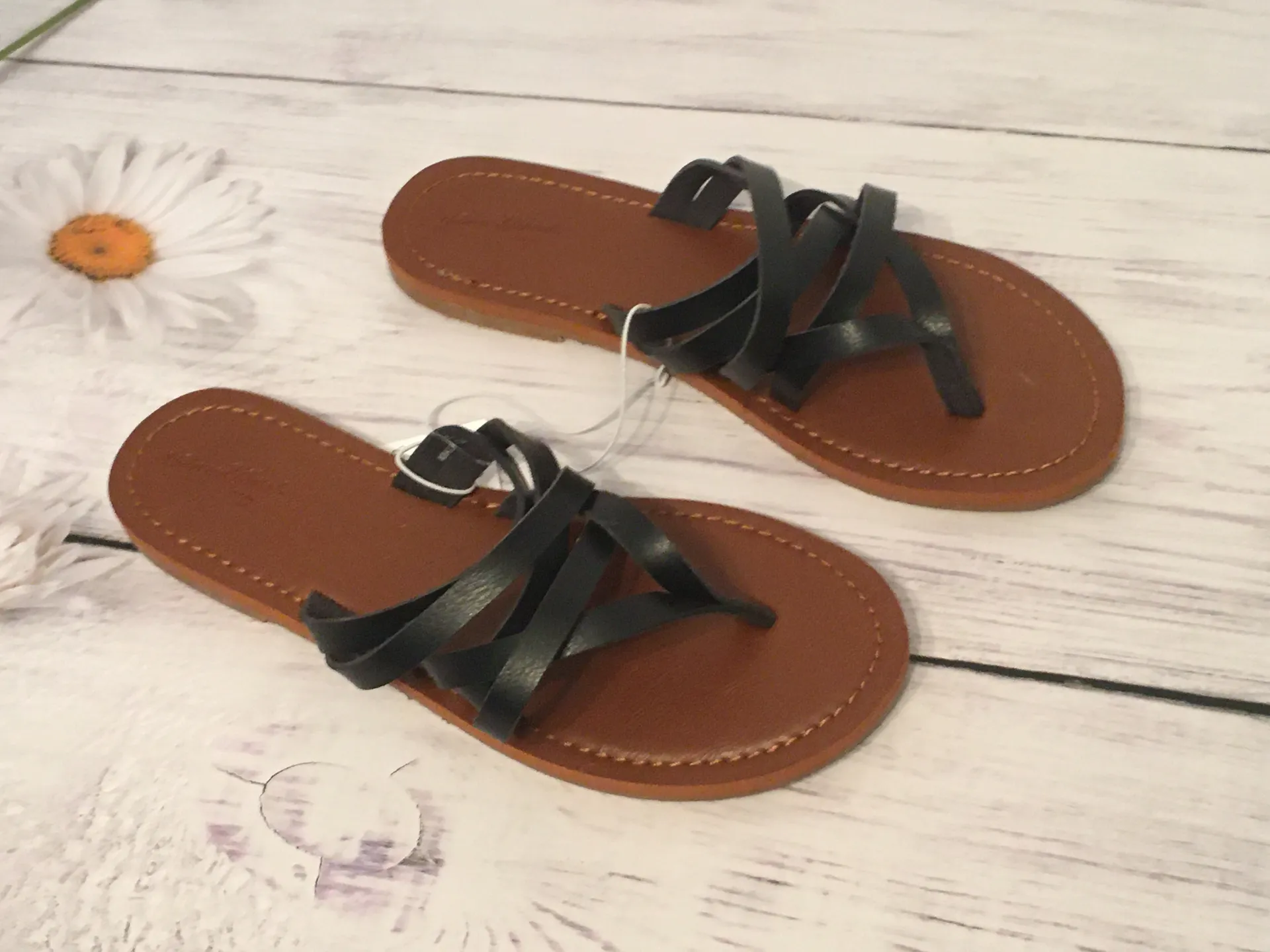 Black Sandals, Size 8 - Image 2