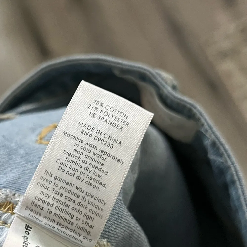 Pacsun Mid-Rise Skinniest Ankle Colorblock Two Tone Jeans | Light Wash | 24 - Image 7