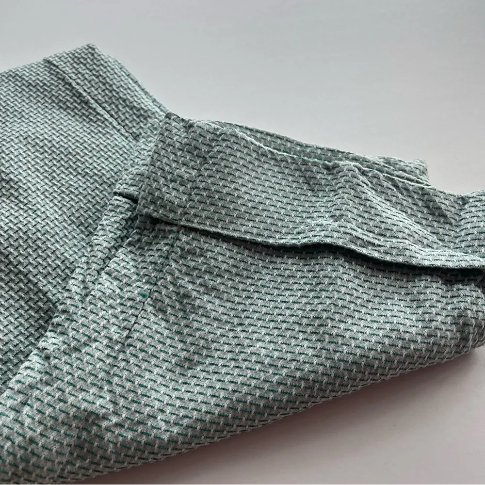 Love Moschino • Mint Green Textured Trouser Pants - Image 2