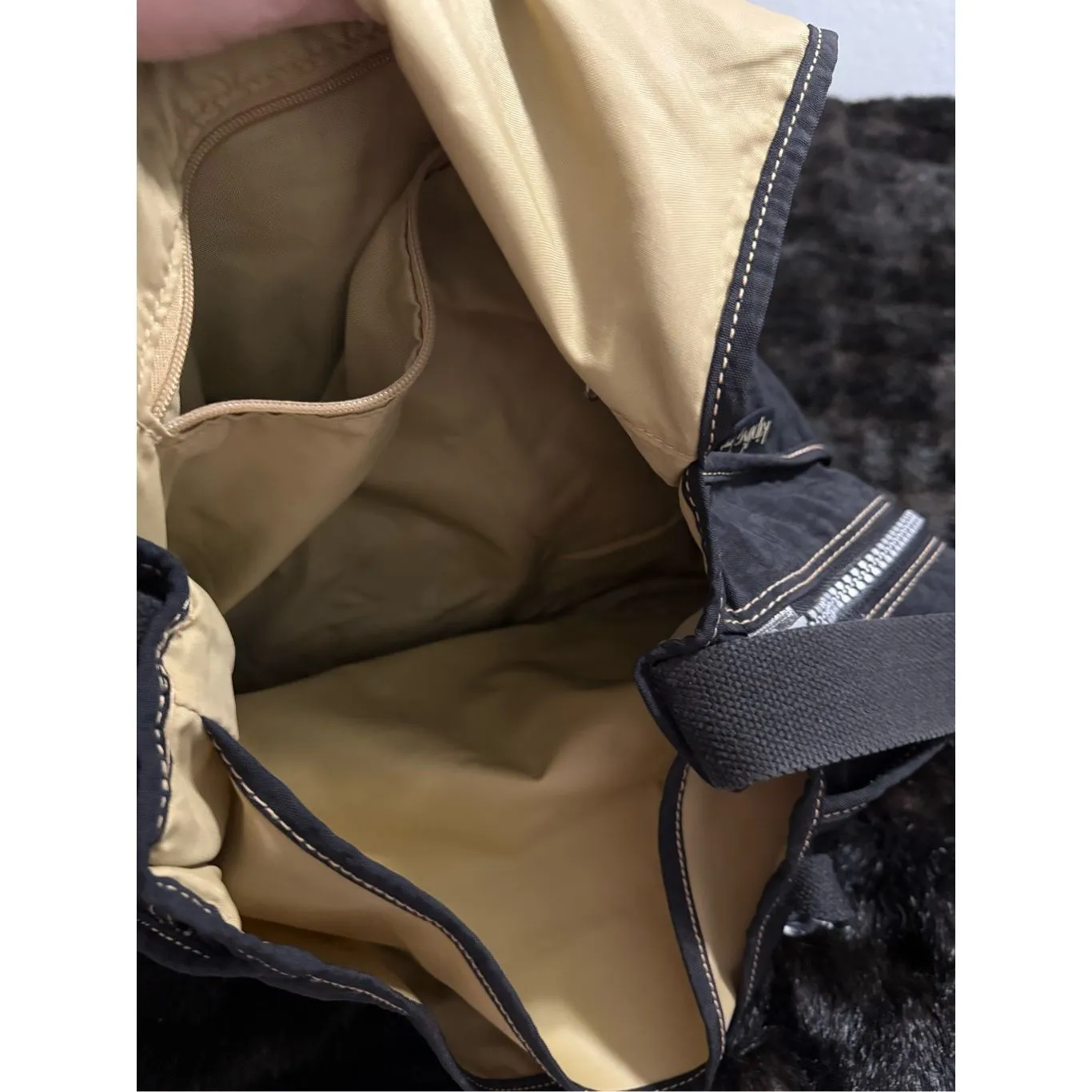 KIPLING Black WOMENS  MEDIUM SHOULDER BAG PURSE SATCHEL Travel 17x12 - Image 4