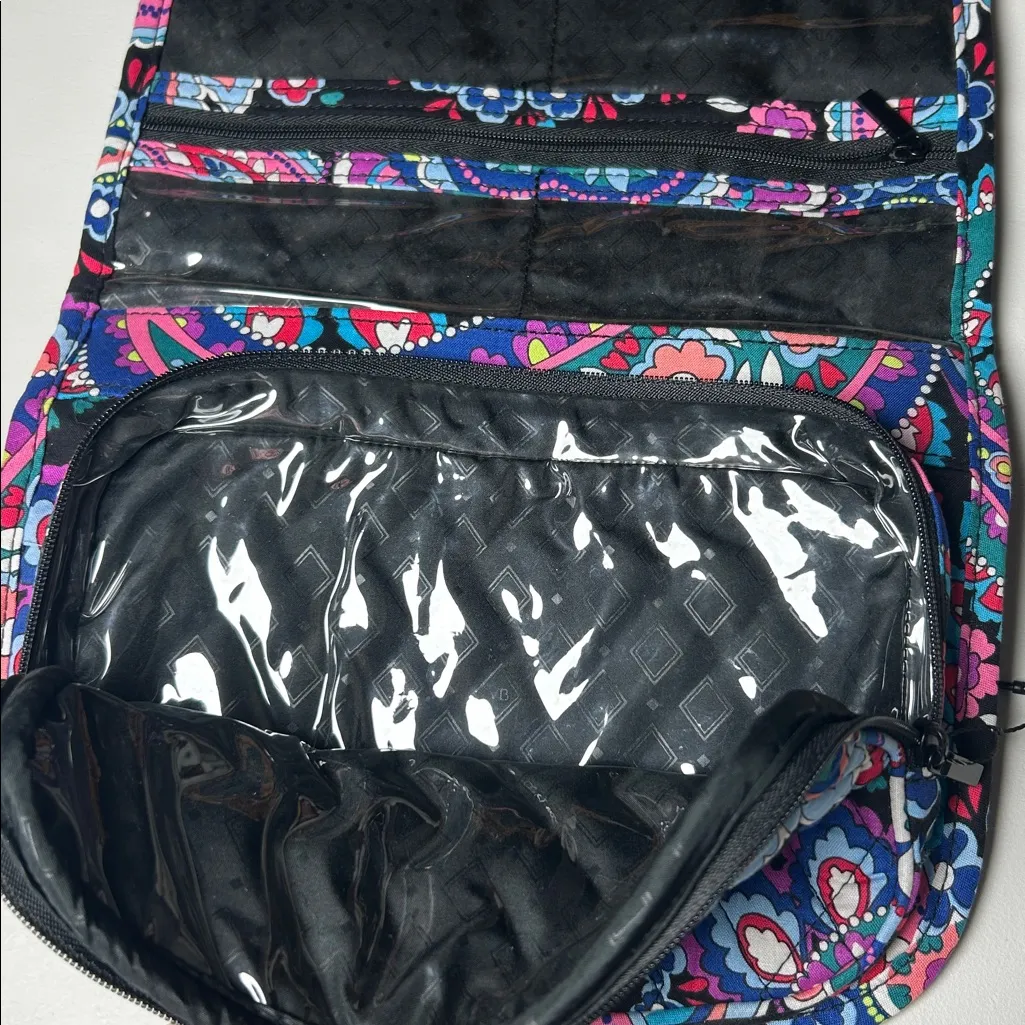 Vera Bradley Travel Bag Medium Travel Organizer Haymarket Paisley Toiletry Bag - Image 5