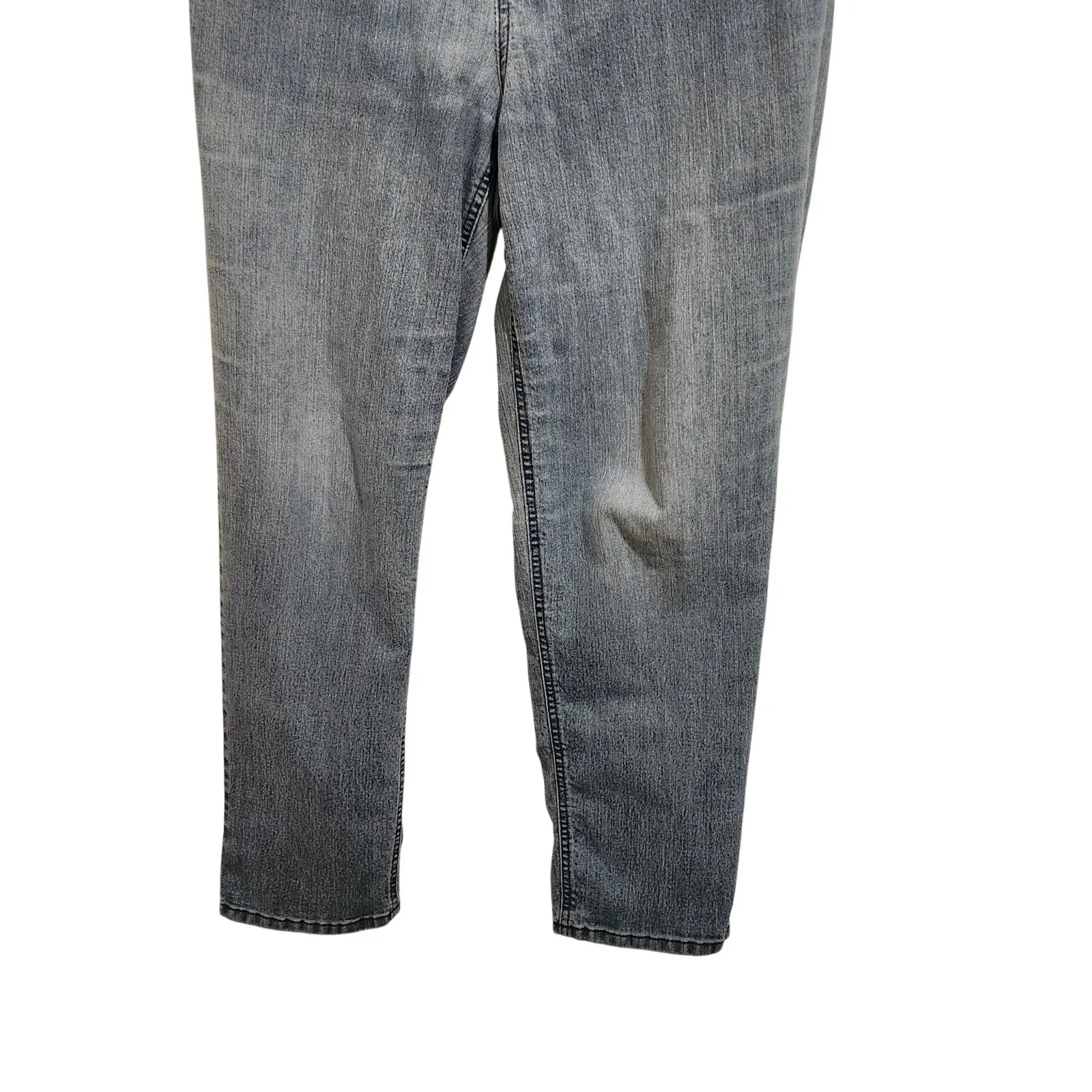 Just My Size JMS Blue Denim Medium Wash Ankle High Rise Skinny Jeans Size 16W - Image 5