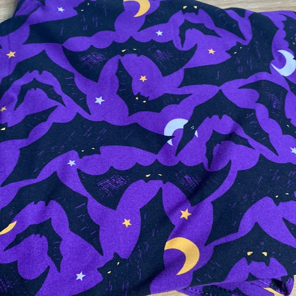 Terra & Sky New Women’s Plus 1X Halloween Leggings Bundle Mid Rise Full Length - Image 7