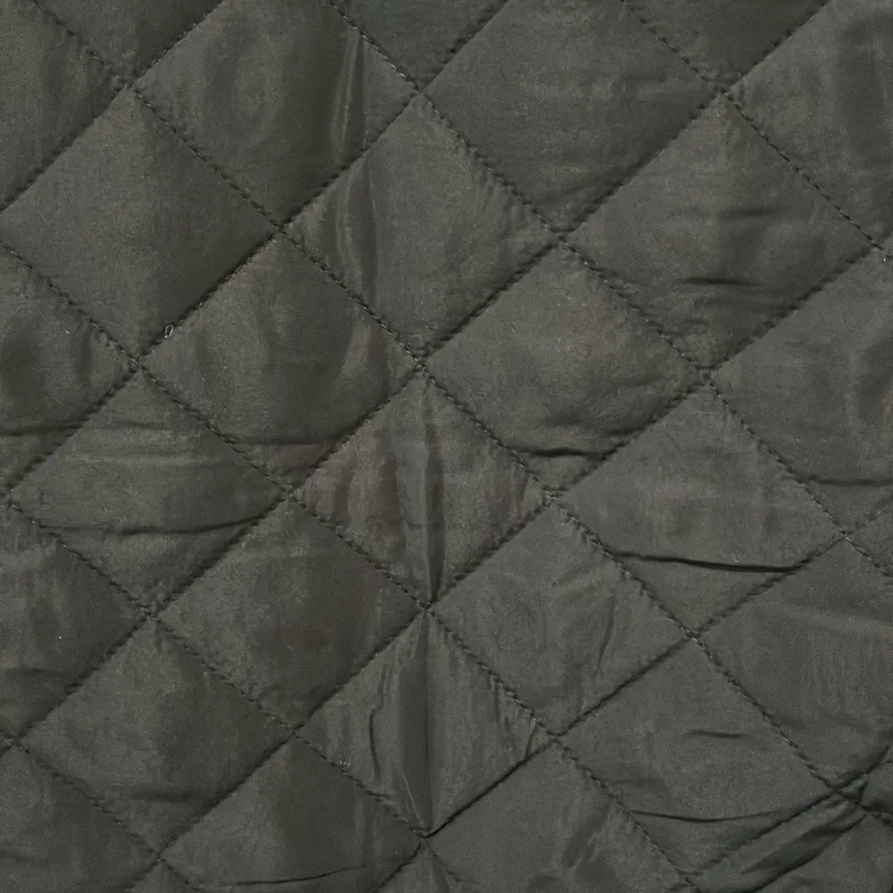 MAGASCHONI Women's Full Zip Diamond Quilted Vest, Black/Brown, Size S - Image 8