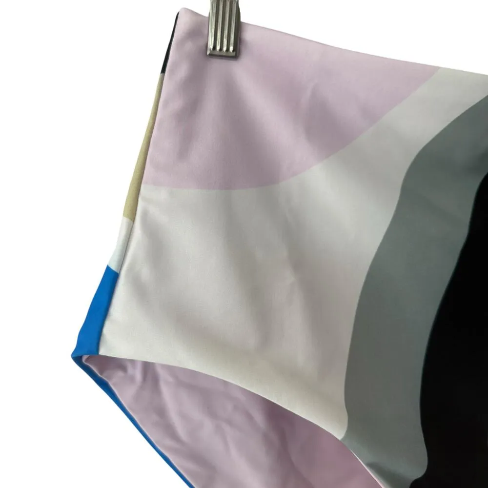 Mara Hoffman Lydia Multicolor Striped High Waist Bikini Swimsuit Bottoms Size L - Image 4