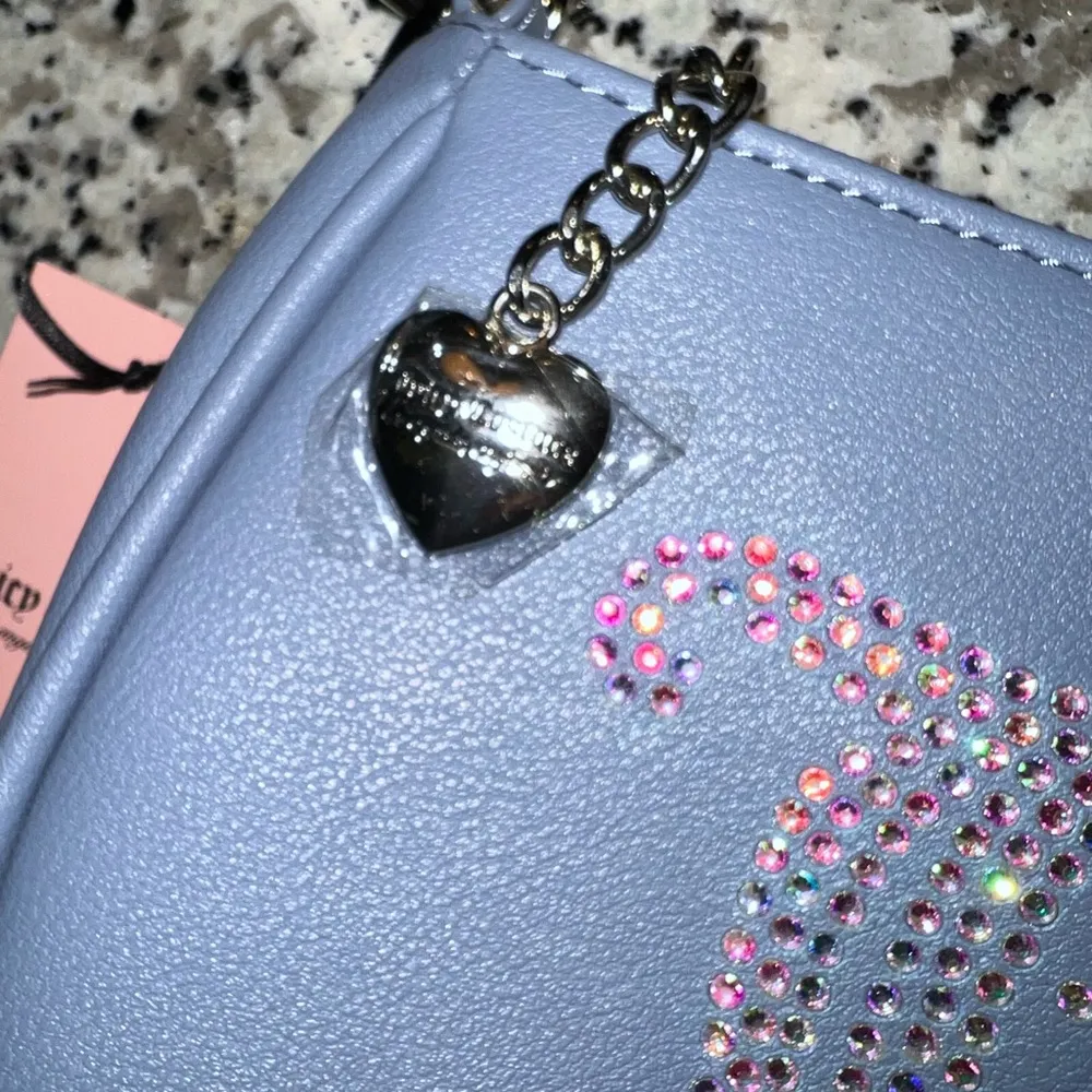 NWT Juicy Couture Be Classic Shoulder Bag Handbag Purse Bling Bedazzled Logo - Image 3