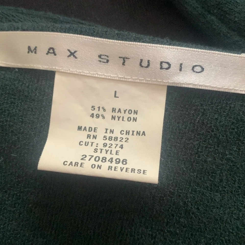 Vintage Max Studio Green Cardigan L - Image 5