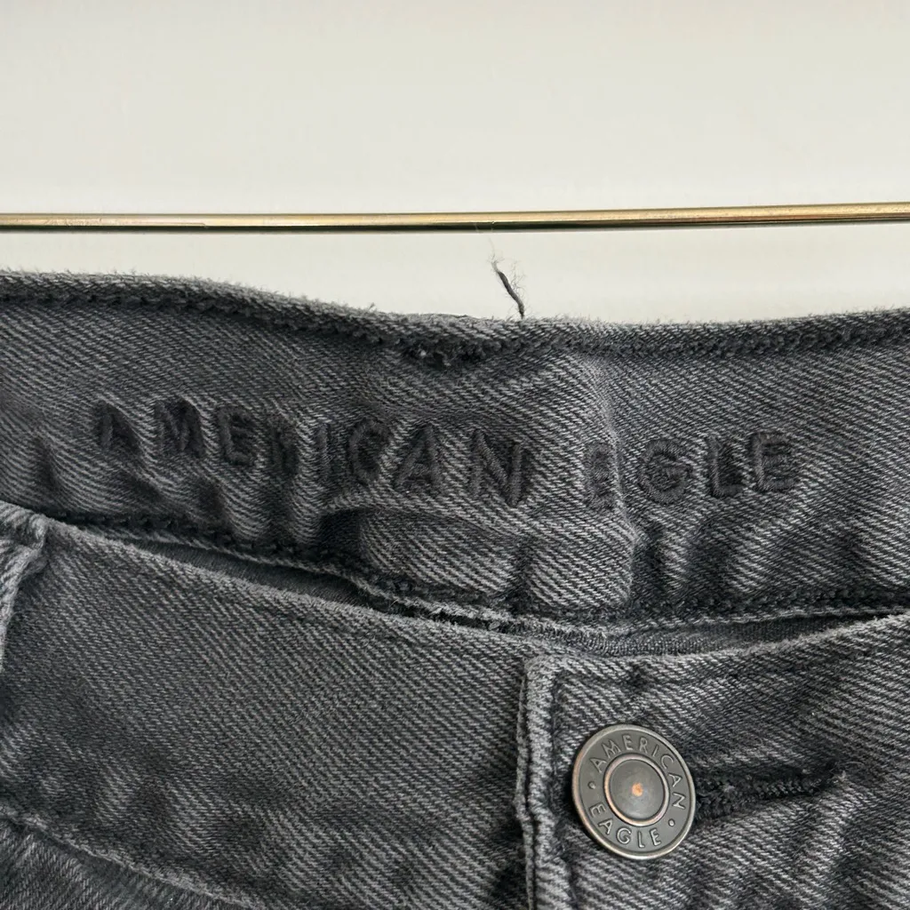American Eagle Low Rise Skater Jeans Gray Size 14 - Image 4