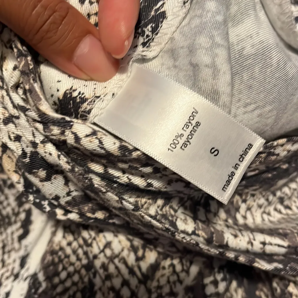 Maurices snake print wrap skirt - Image 2