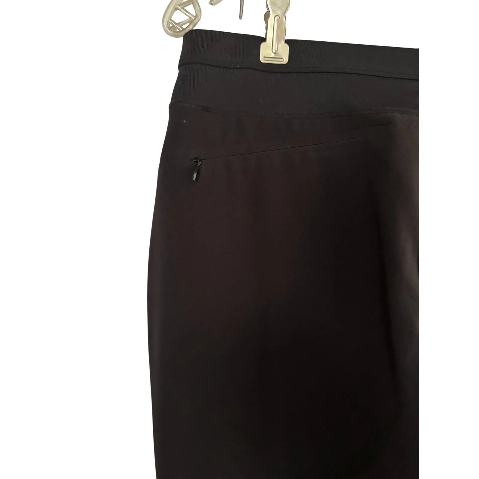 Chico's Zenergy Women's Knit Waist Pant UPF 50+ Fabric in Black Size 2 - Image 5