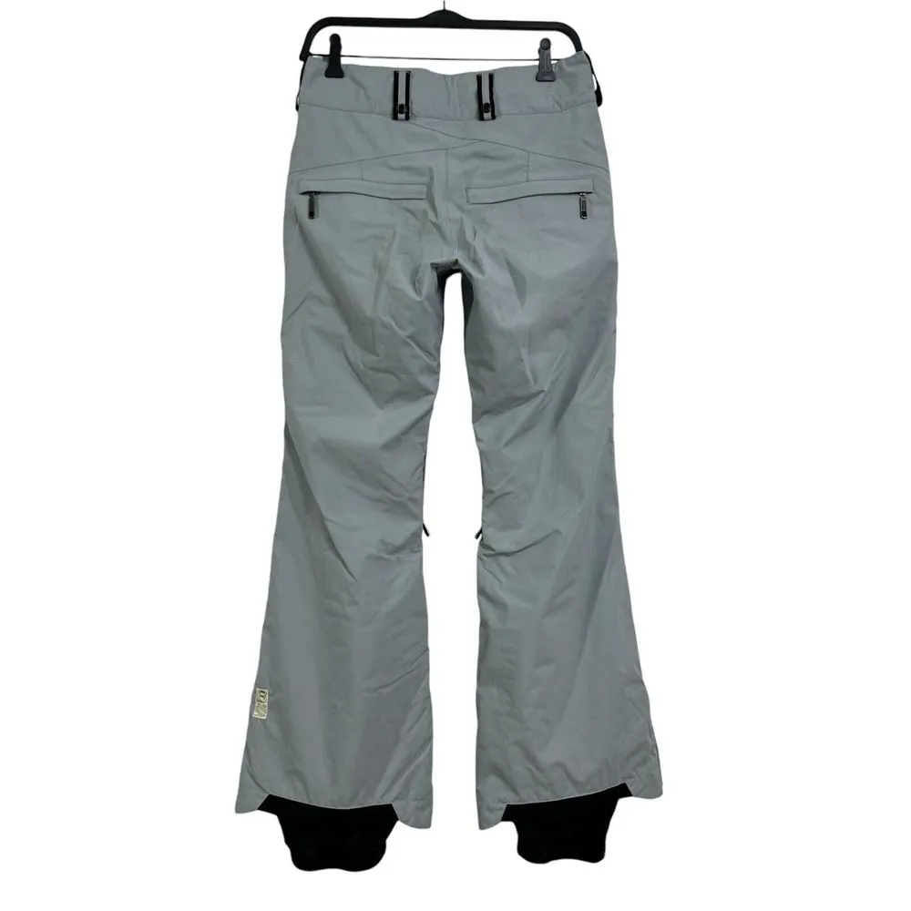 Bonfire Snowboarding‎ Pants Waterproof Womens Small INDIE FIT 20th Anniversary Silver - Image 2