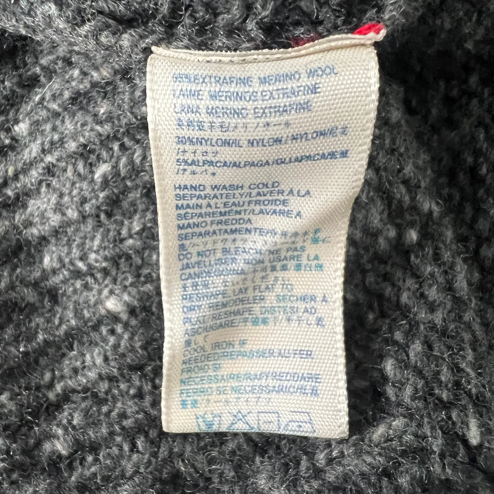 Rebecca Minkoff Merino Wool Alpaca Blend Cold Shoulder Page Sweater Sz Small - Image 12