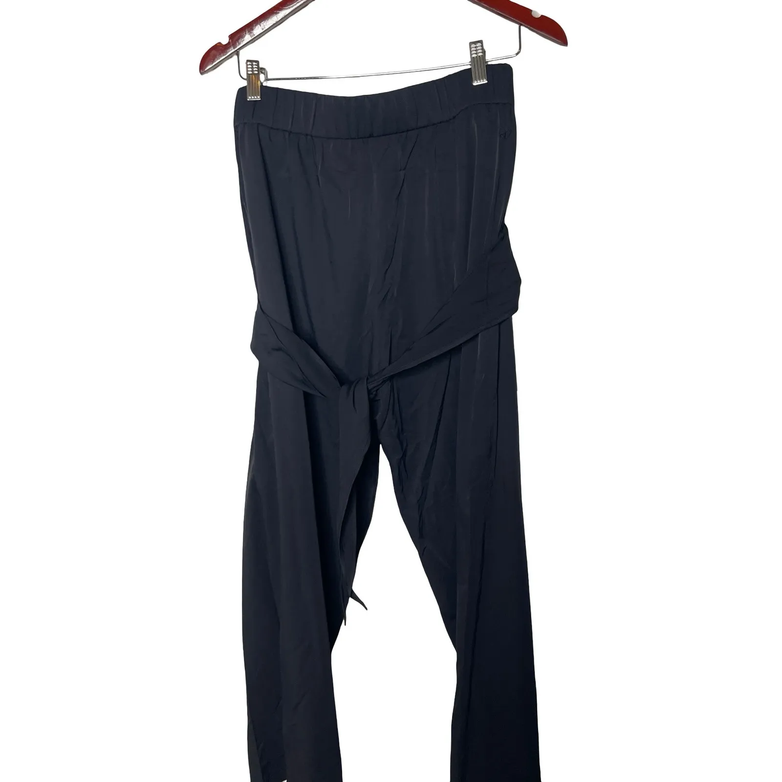 ADAY Under Wraps Black high waist crop Pants Sz M - Image 10