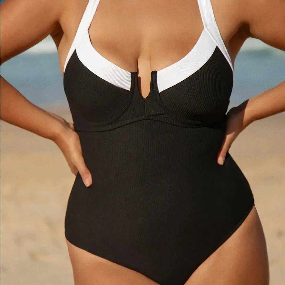 BERLOOK Contrast Trim Plus Size One - Image 3