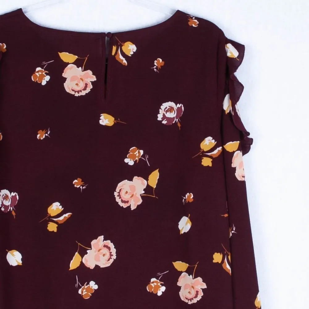 1. State Floral Ruffle Blouse Size Medium‎ - Image 7