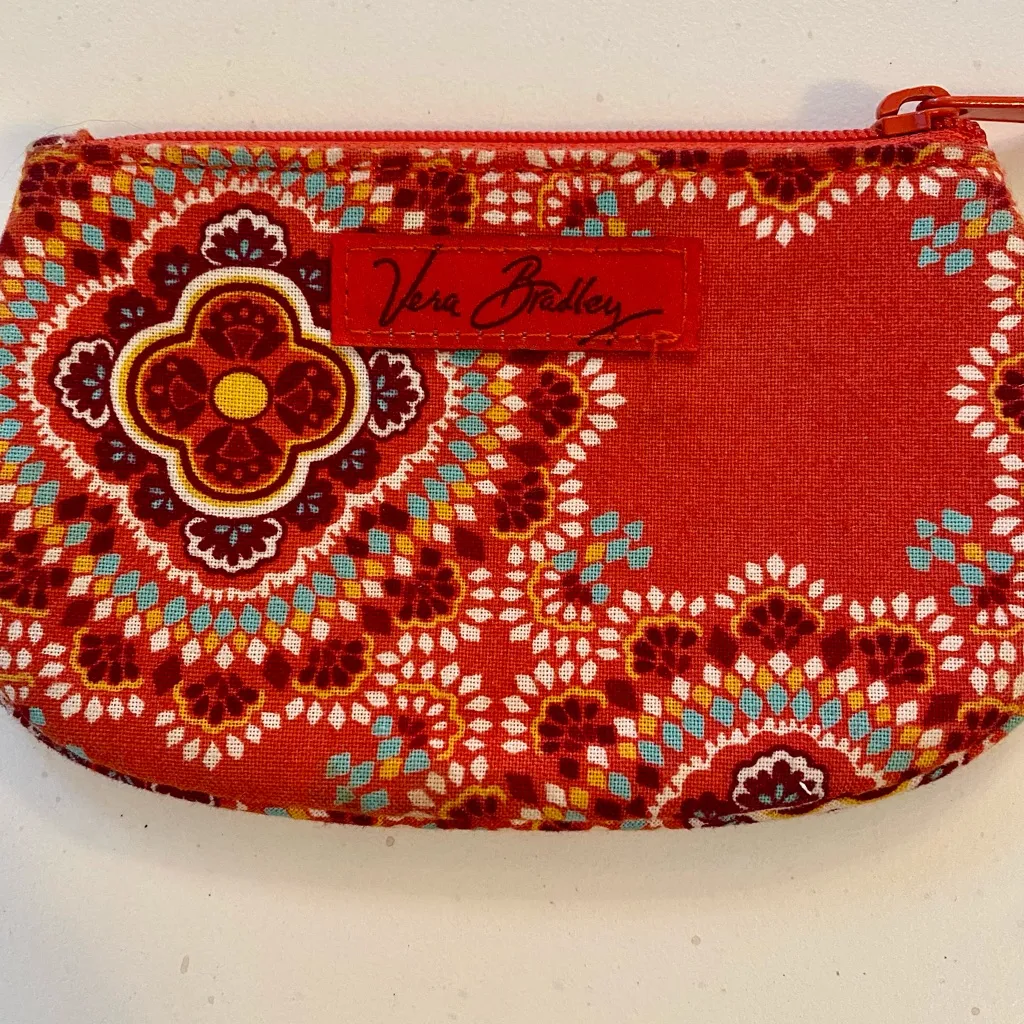 Vera Bradley wallet keychain! In great condition! 🧡 - Image 2