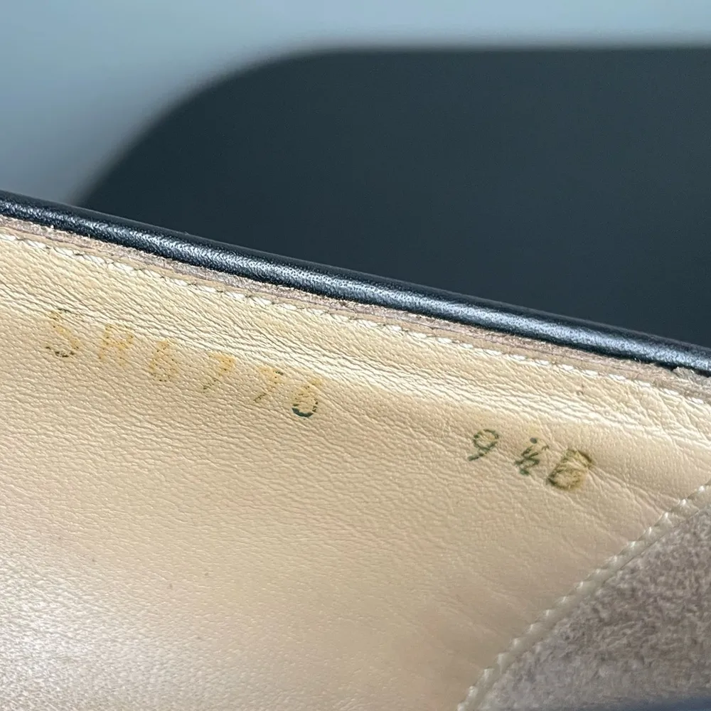 Salvatore Ferragamo Sport Black Fabric Logo Bit Loafers Shoes Made in Italy 9.5 - Image 11