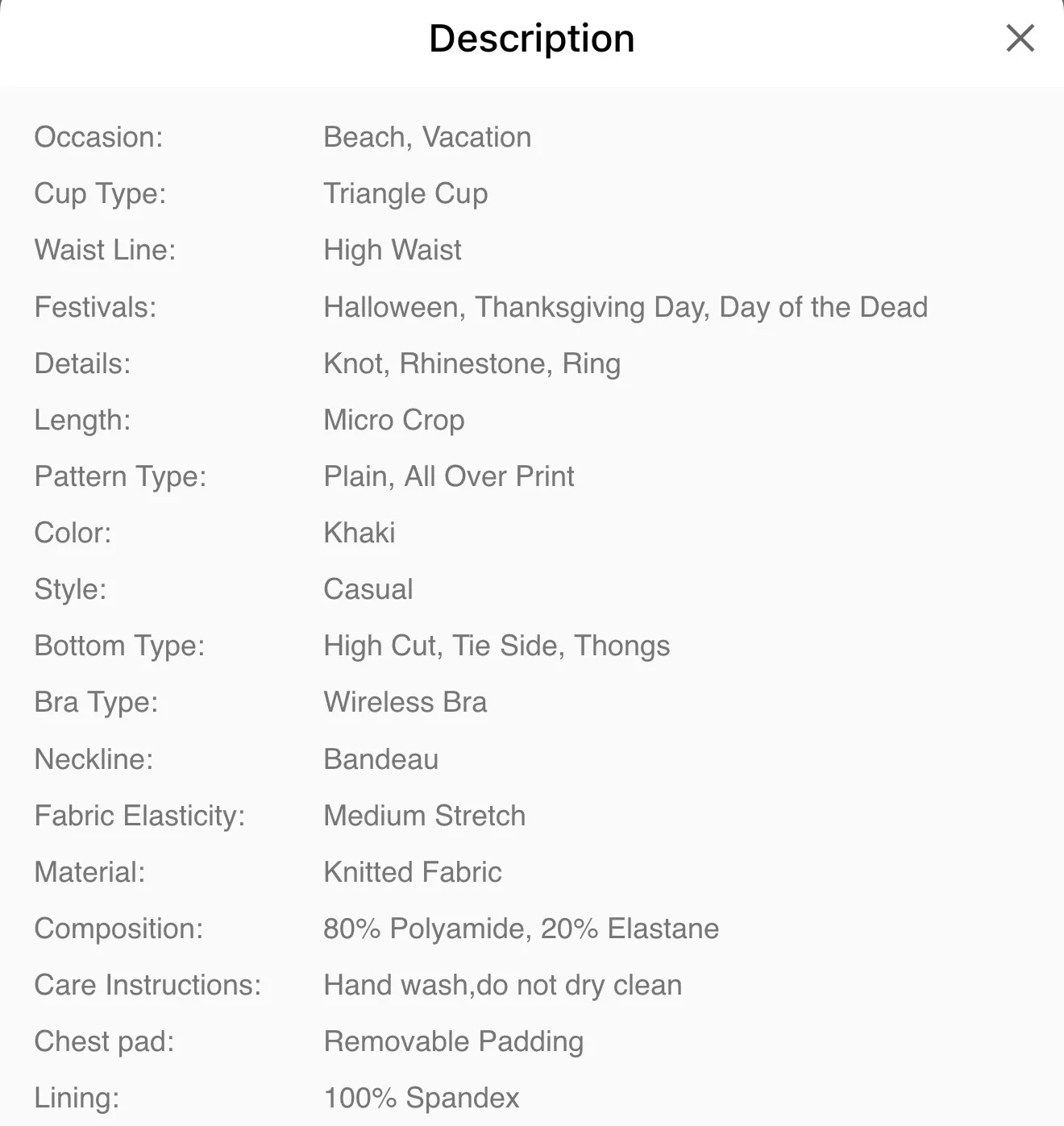 NWOT Bikini - Image 3