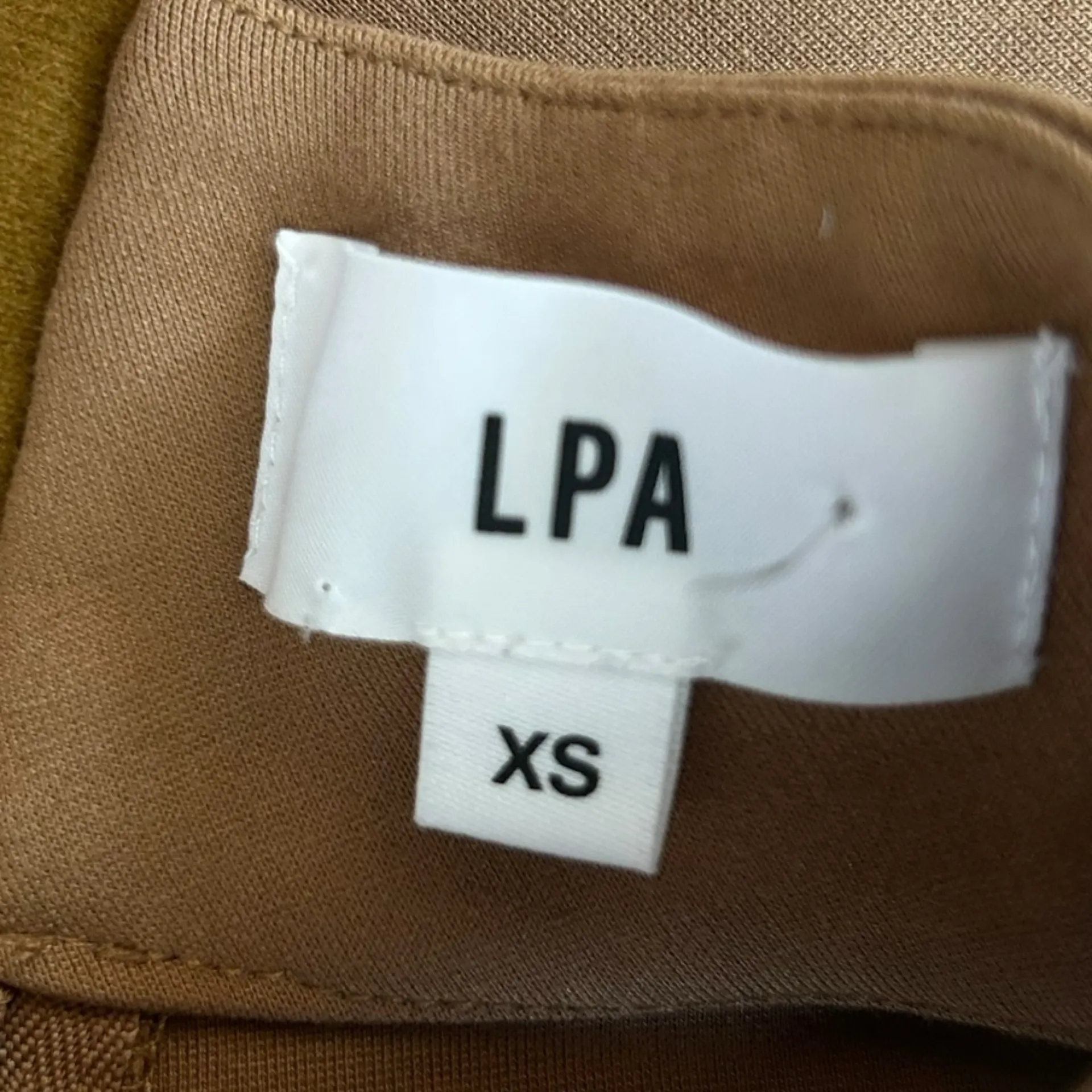 LPA Women's Size XS Cut Out
Long Sleeve Bodysuit 79 In Camel Tan Revolve. - Image 7