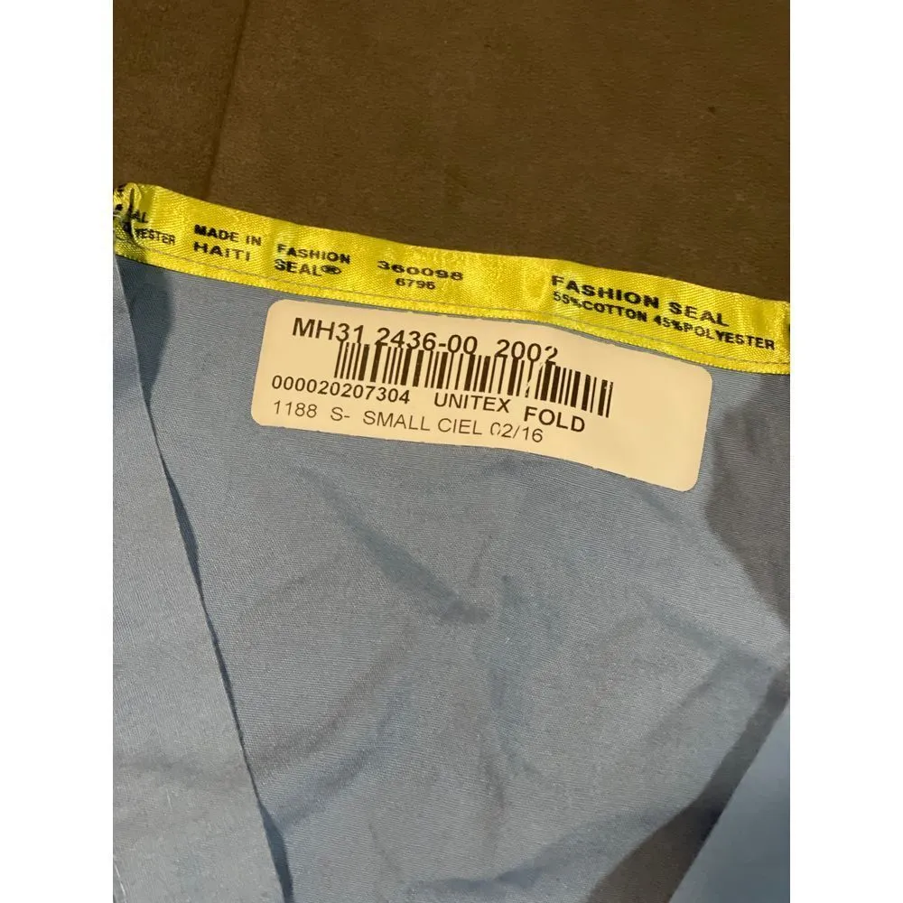 Fashion Seal Healthcare Light Blue‎ Scrub Top Medical Uniform Shirt B - Image 3